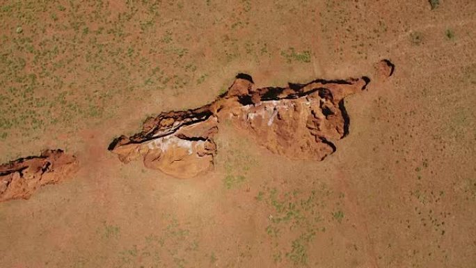 污水坑的鸟瞰图-南非