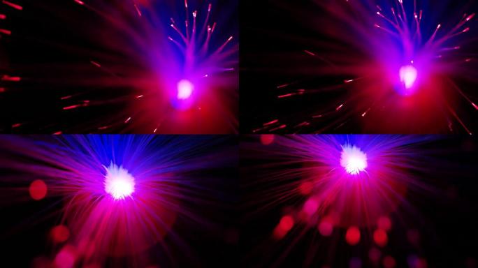 迷幻抽象效果光纤发光二极管灯手持稳定器拍摄