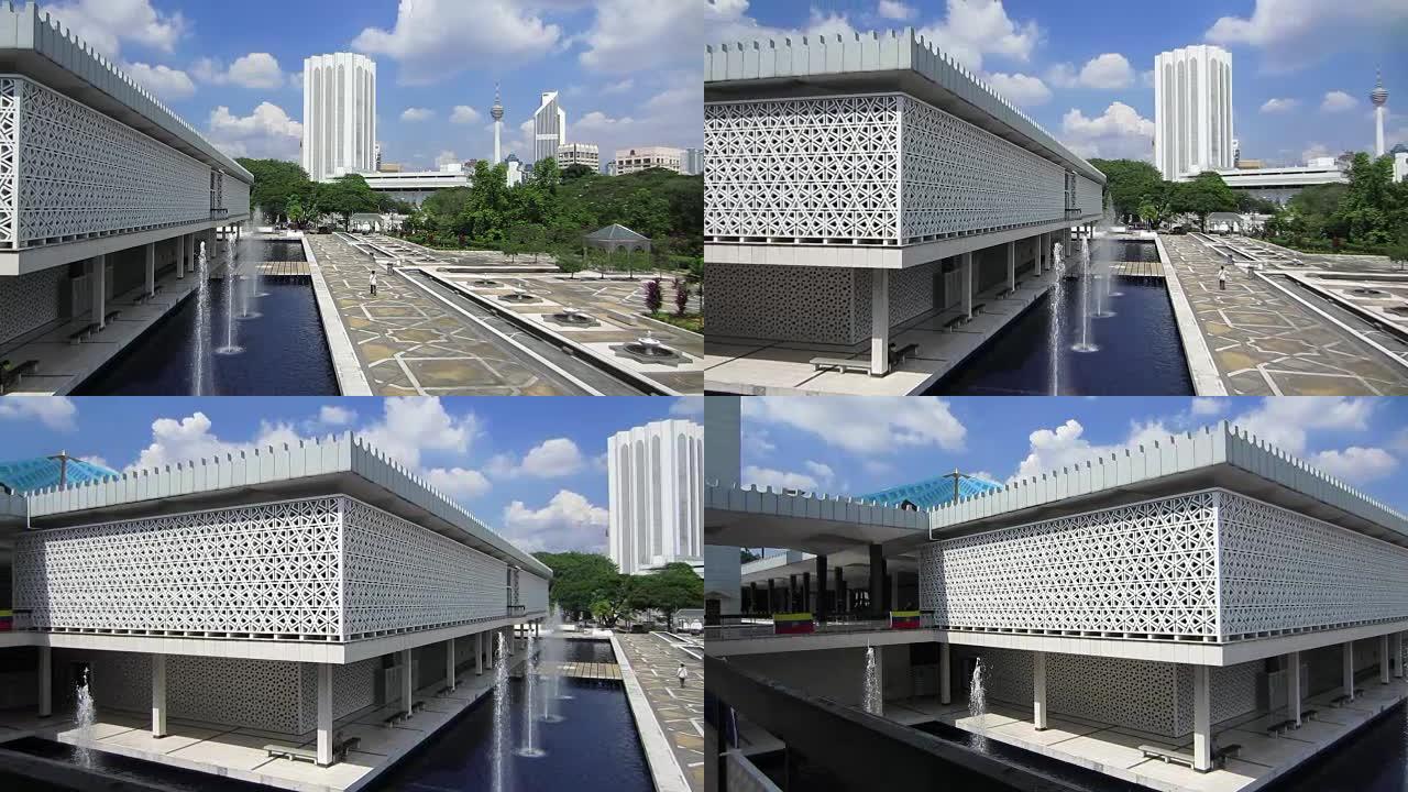马来西亚国家清真寺吉隆坡 (Masjid Negara)，约2017年1月