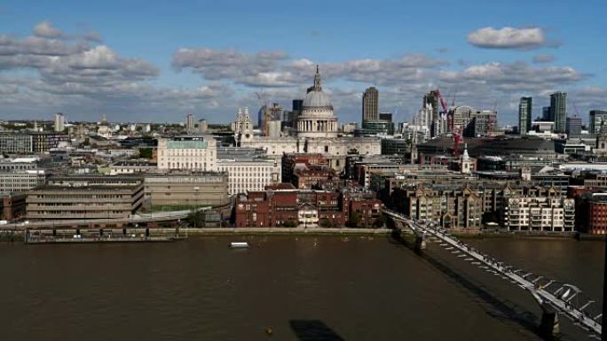 从伦敦泰特美术馆欣赏圣保罗和泰晤士河的美景