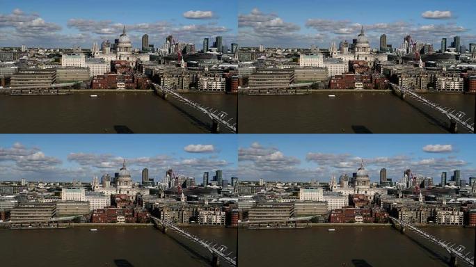 从伦敦泰特美术馆欣赏圣保罗和泰晤士河的美景