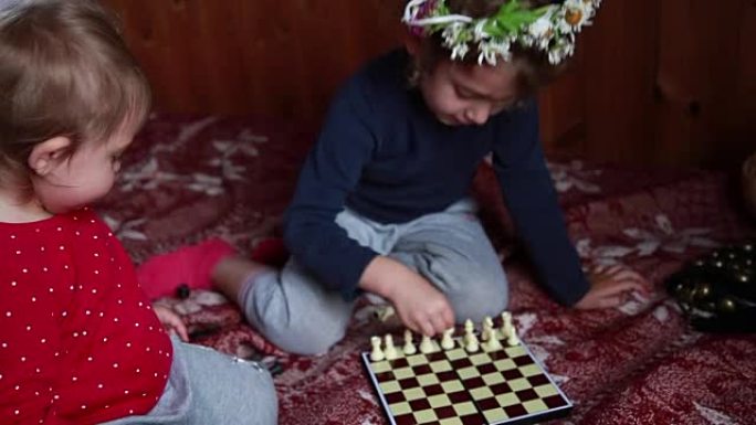 两姐妹在棋盘上排列棋子