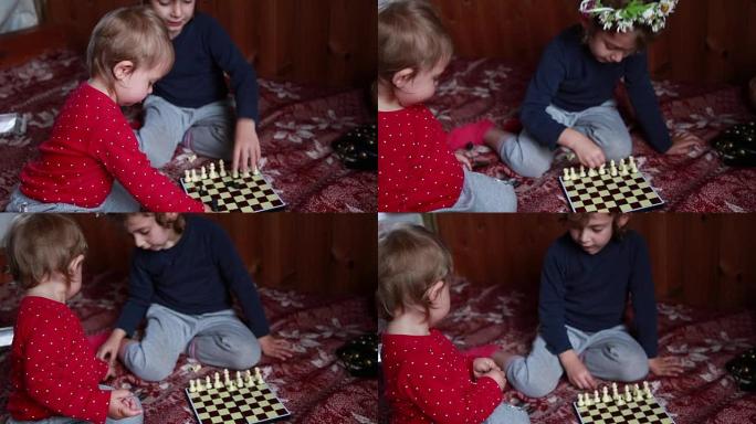 两姐妹在棋盘上排列棋子