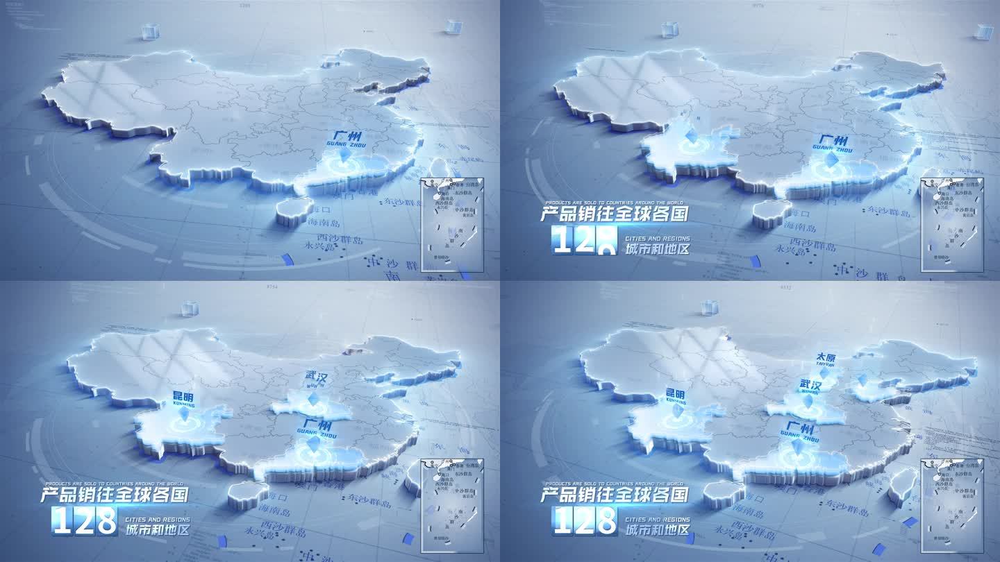 中国地图企业规划分布