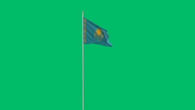 哈萨克斯坦的旗帜