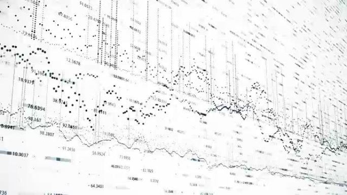 带有成长图表动画的抽象背景