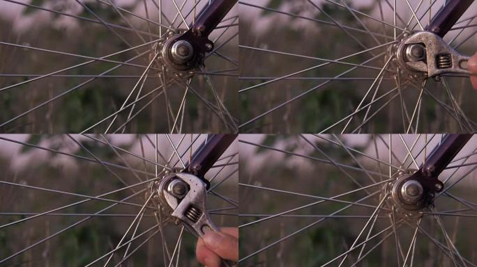 自行车修理。