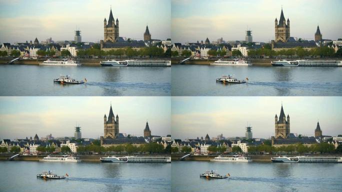 科隆市中心城市天际线景观