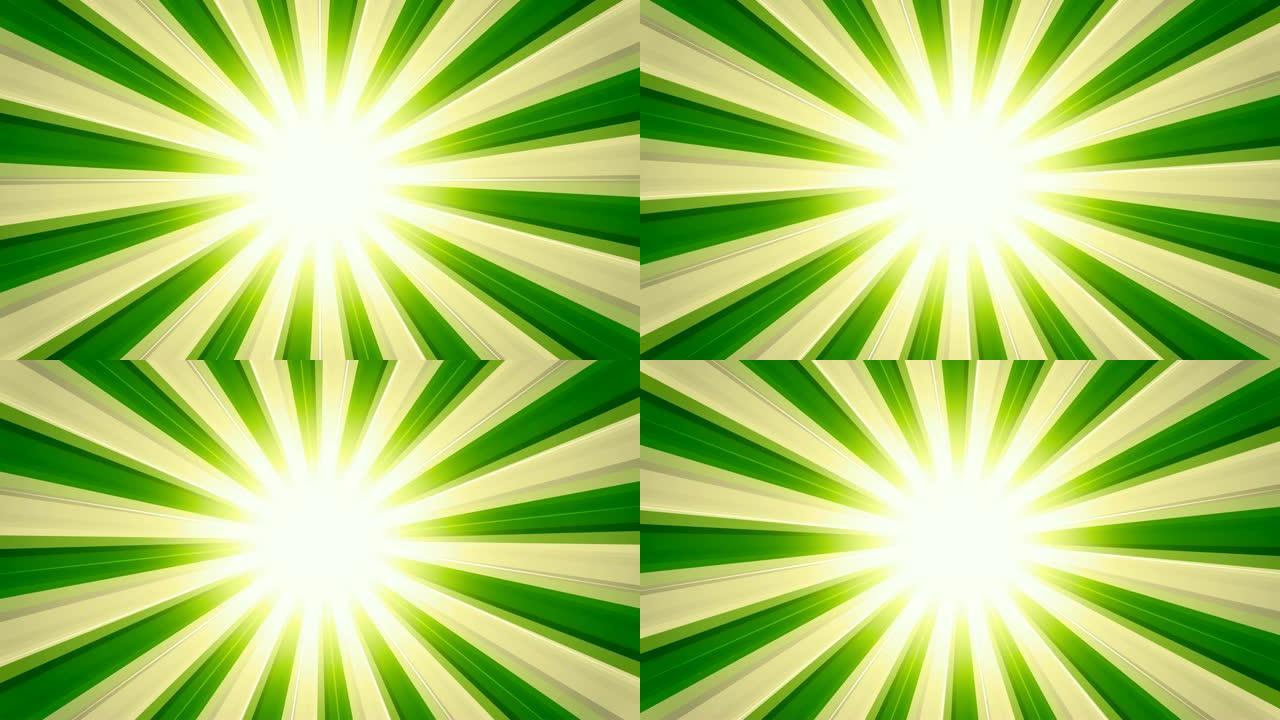 绿色光泽光线