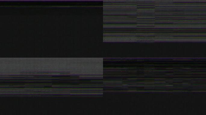 独特设计抽象数字动画像素噪声毛刺错误视频损坏