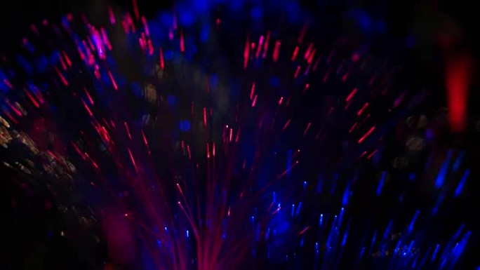 迷幻抽象效果光纤发光二极管灯手持稳定器拍摄