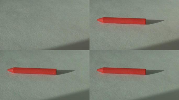 红色蜡笔蜡笔粉彩画家工具