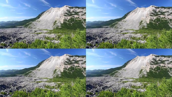 艾伯塔省弗兰克滑坡山