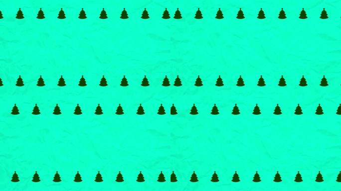 圣诞树和皱纹纸抽象背景