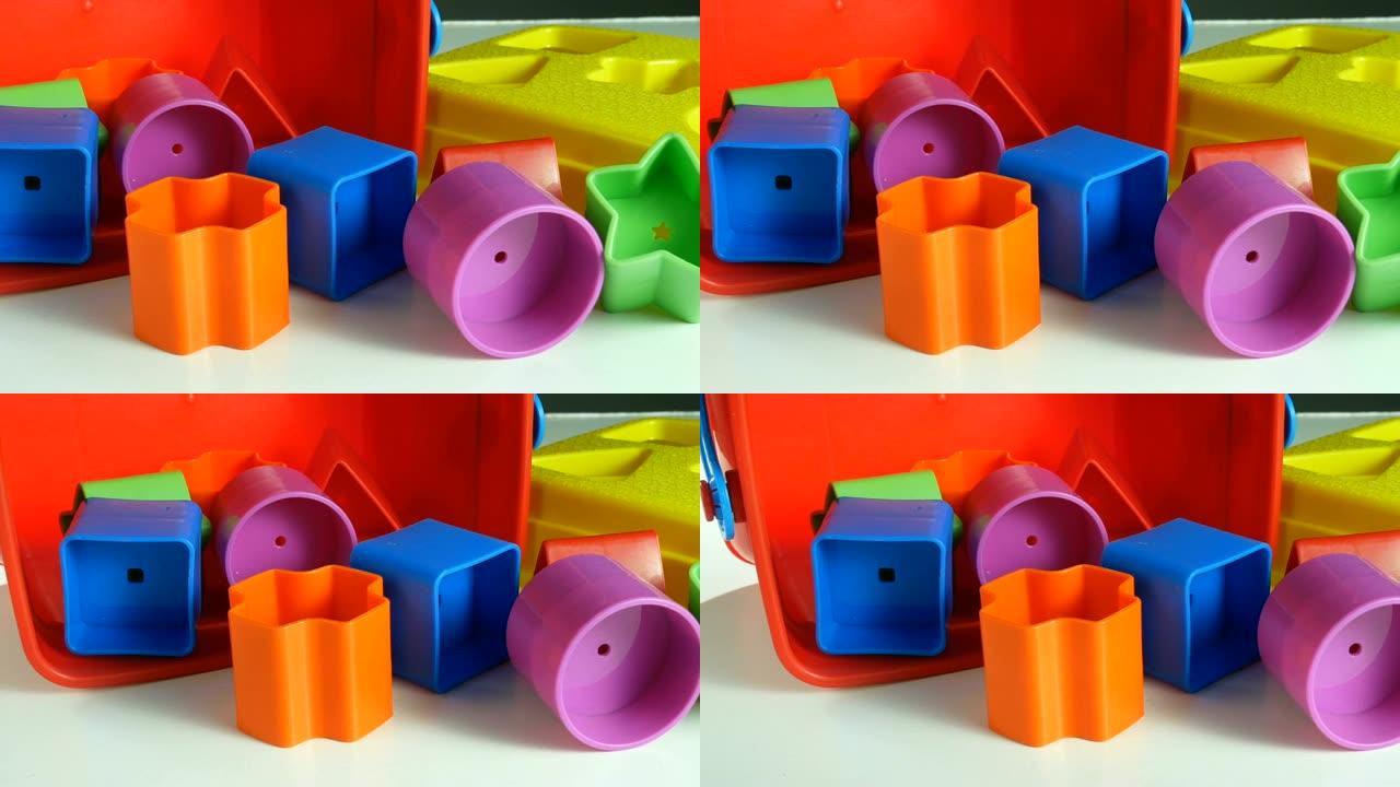多莉儿童塑料形状分拣机教育玩具