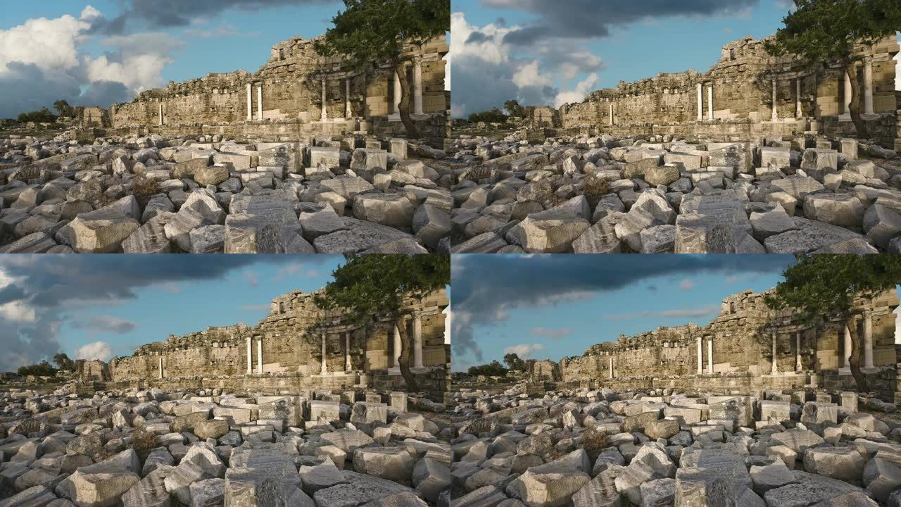 古代历史古城侧土耳其