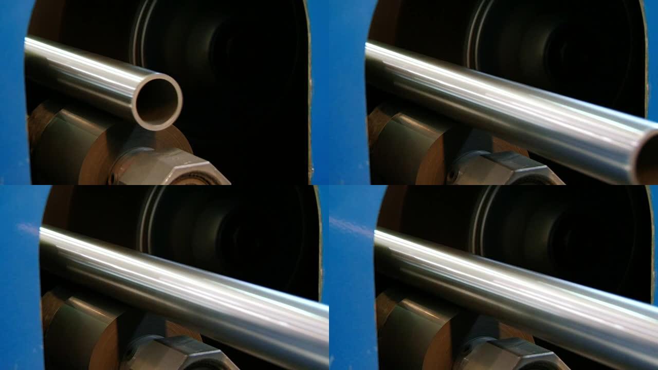 不锈钢管是工厂金属轧制的成品。