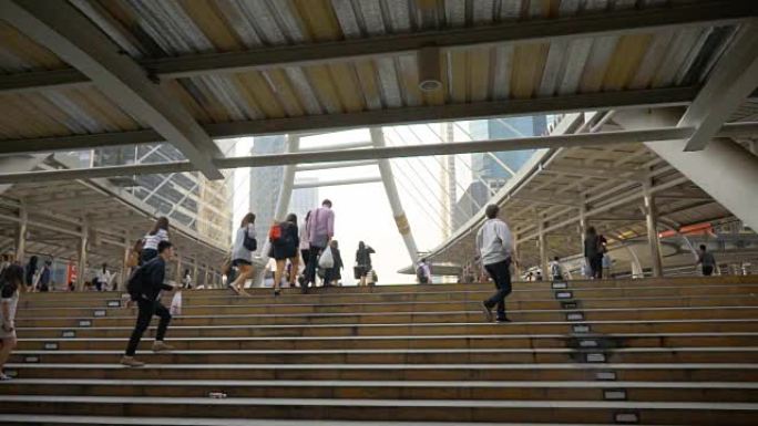 城市中的行人通勤