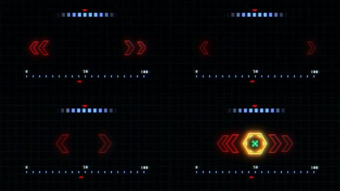 HUD未来界面显示面板