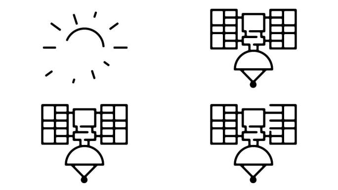 卫星线运动图形
