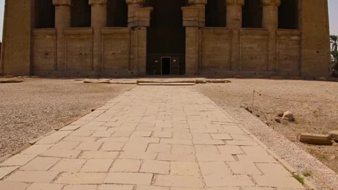 美丽的登德拉古庙或哈索尔庙。埃及，登德拉，古埃及神庙靠近肯城。