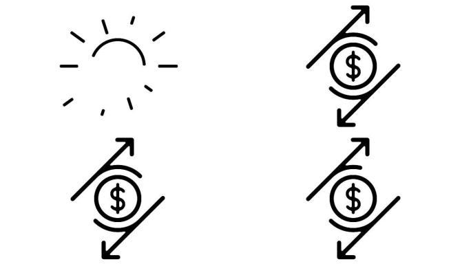 货币线运动图形