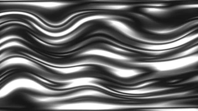 抽象黑白纹理运动背景。波浪纹理灰色背景