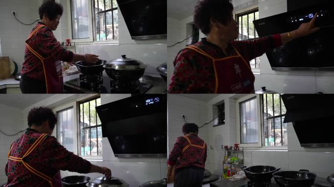 妈妈做饭 包饺子 鲅鱼饺子 农妇做饭