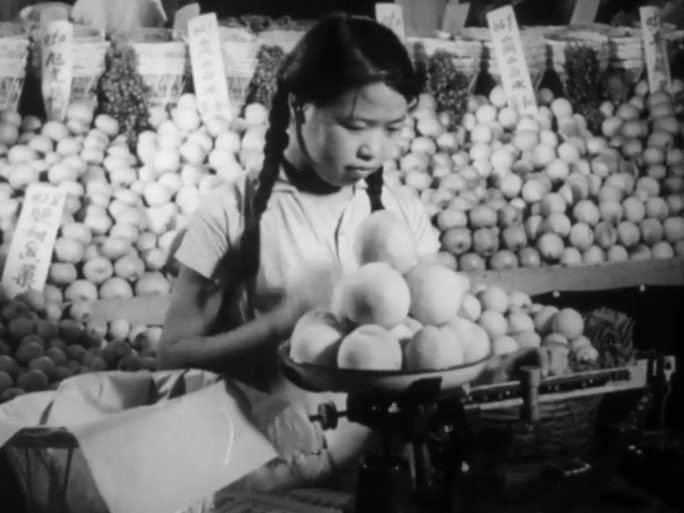 60年代 水果市场 菜市场 农贸市场