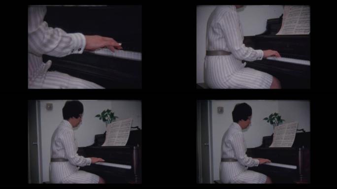 1971美女弹钢琴
