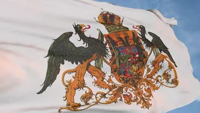 鹰是奥匈帝国过去的旗帜。国家象征标志