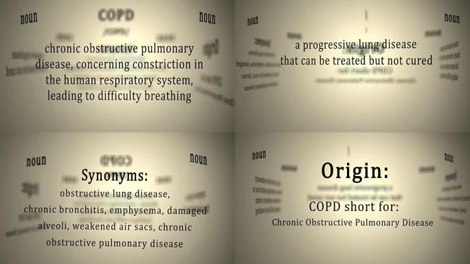 定义: Copd