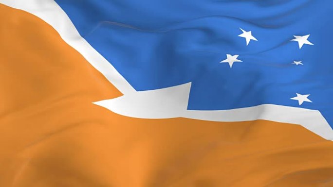 挥舞着环形的旗帜作为背景阿根廷火地岛省