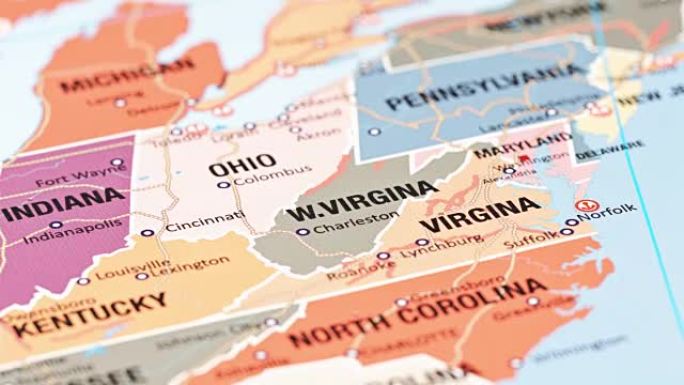 来自美国各州的西弗吉尼亚州