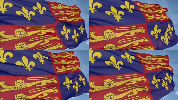 狮子是过去英国的旗帜。国家象征标志