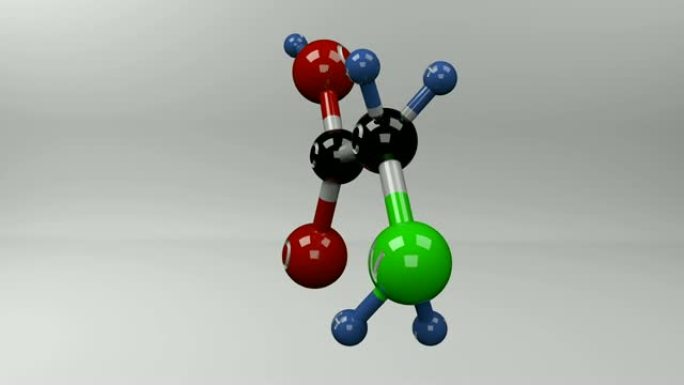 甘氨酸分子。