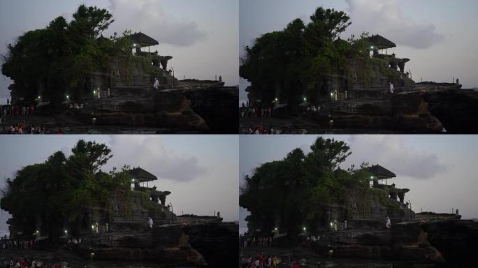 印度尼西亚巴厘岛海上的Tanah Lot神庙