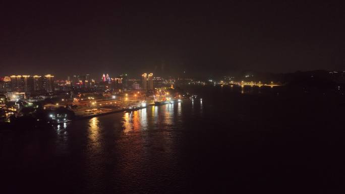 福州港口周边地标夜景集锦