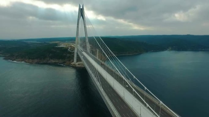 Yavuz苏丹塞利姆桥从天空