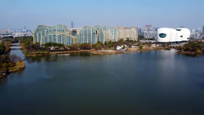 杭州 白马湖公园 动漫博物馆   白马湖