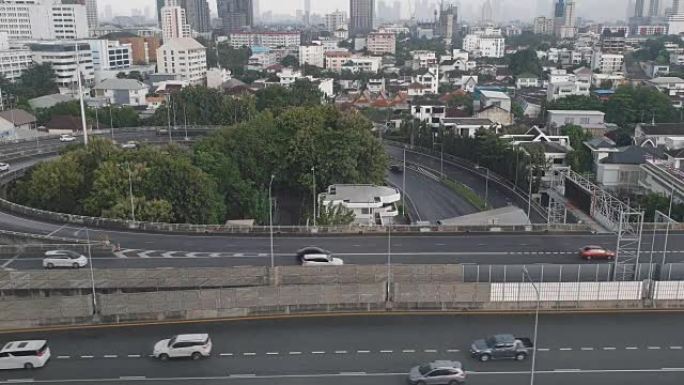 泰国曼谷高速公路的视点。