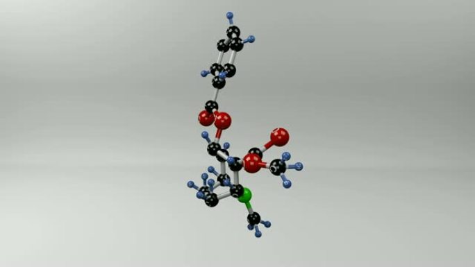 可卡因分子。