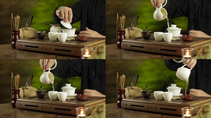 传统的中国茶酿造