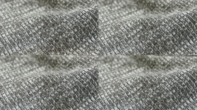 浅透现代针织面料聚集4K 2160p 30fps超高清倾斜镜头-女性双色毛衣针织纹理细节3840X2