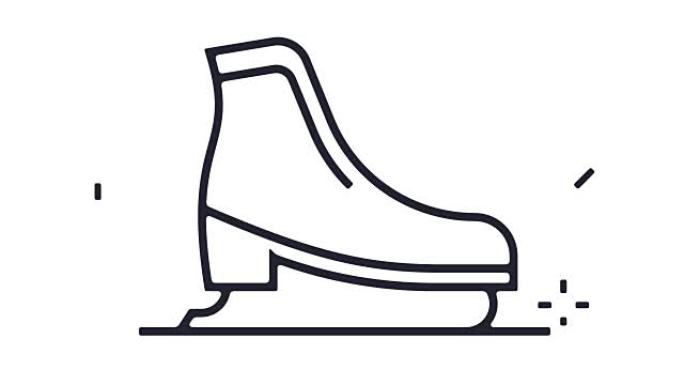 滑冰图标动画
