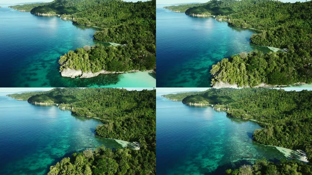 印度尼西亚苏拉威西岛的托吉安群岛海岸