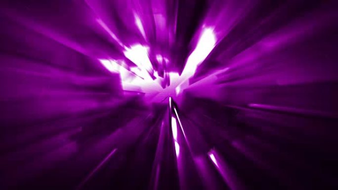 4k紫色能量效果背景与电源技术传播几何形状三角形和矩形以及爆炸前能量源的光泄漏可循环视频，科幻，技术