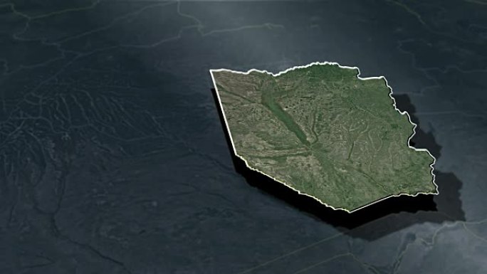 西赞比亚省-动画地图
