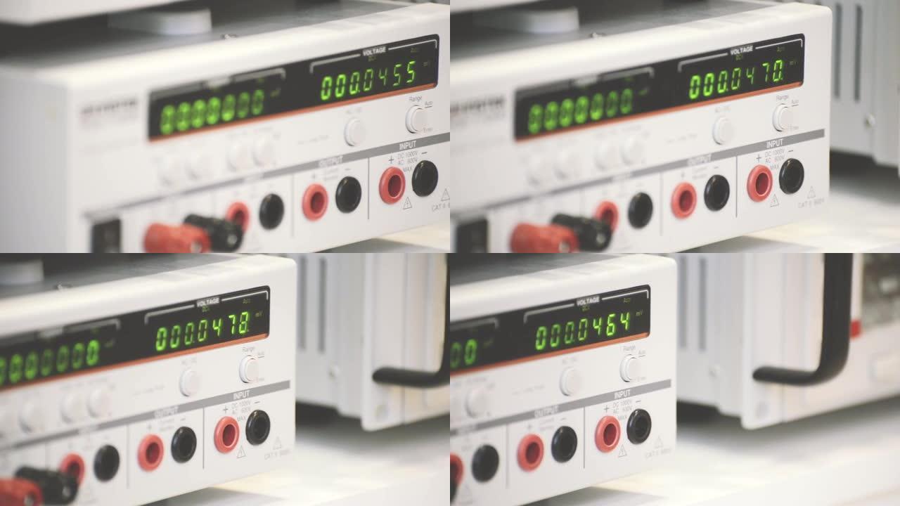 数字电压表，现代测量设备。