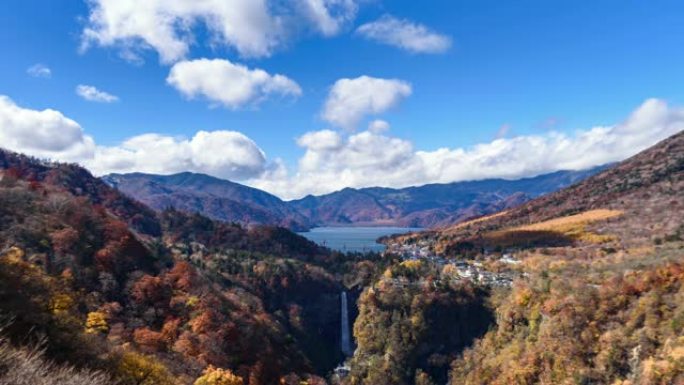 Akechidaira高原观测区中禅寺湖缩小日光，日本